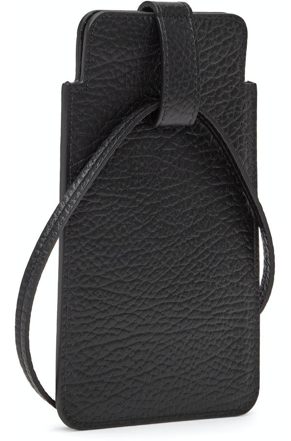 【Maison Margiela】4 Stitch Strap Zip Around Pouch Black Maison Margiela four-stitch zip-around Wallet | Black | FARFETCH