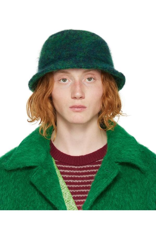 帽子 MARNI WOOL BUCKET HAT Wool-blend bucket hat in beige - Marni | Mytheresa