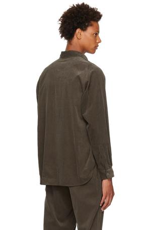 AURALEE Finx Light Shirt - Brown | Garmentory AURALEE Finx Light Shirt - Brown | Garmentory