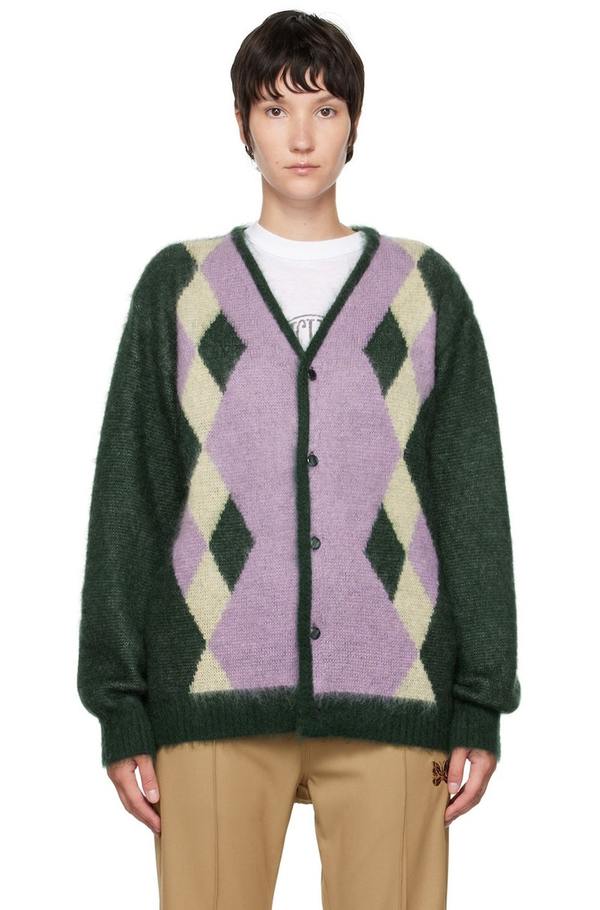 Needles Cardigan Mohair Argyle Cardigan Needles Argyle Cardigan