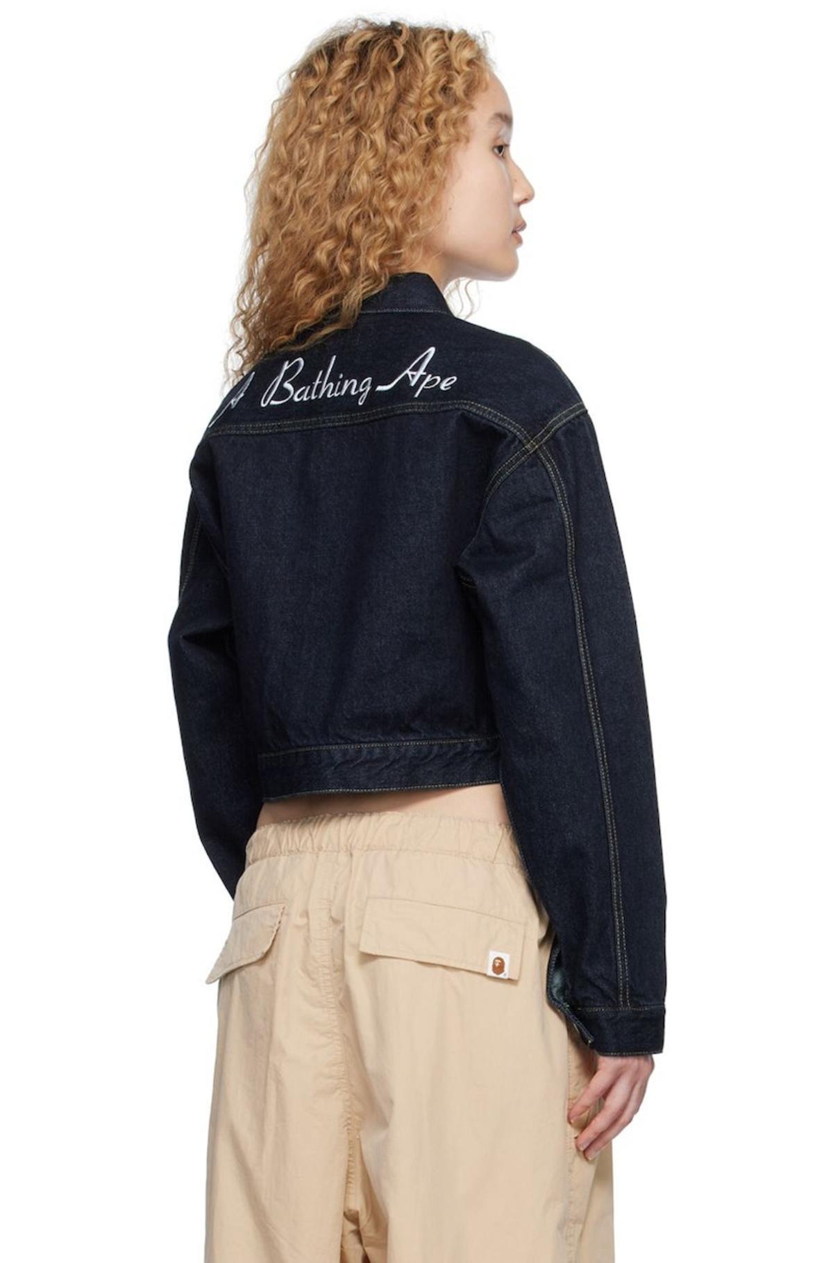 Bape Blue Ice Cream Denim Jacket Indigo Garmentory