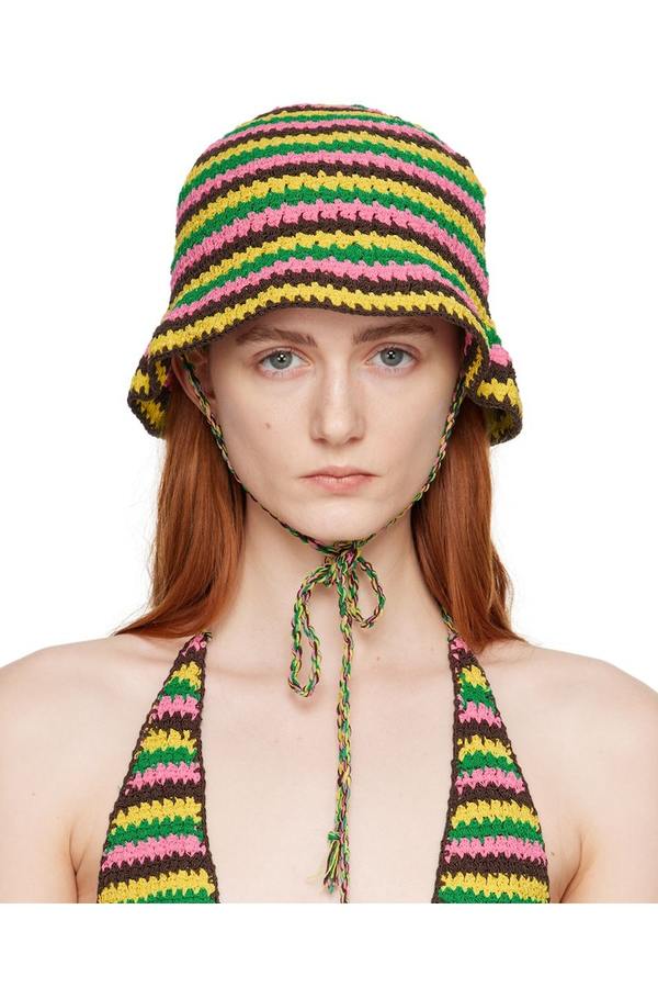 FRAME Multicolor Julia Sarr-Jamois Edition Bucket Hat  display picture 1