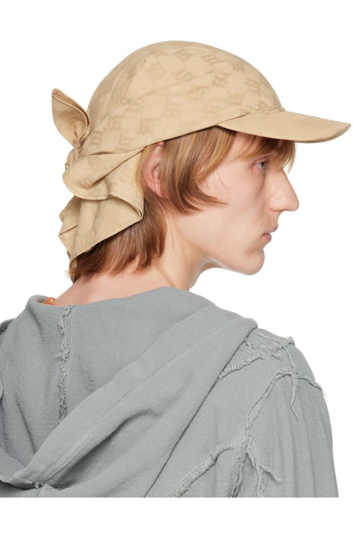 BAREN♡中古品♡ SCARF HAT / DotChiffon-Beige BAREN♡中古品♡ SCARF