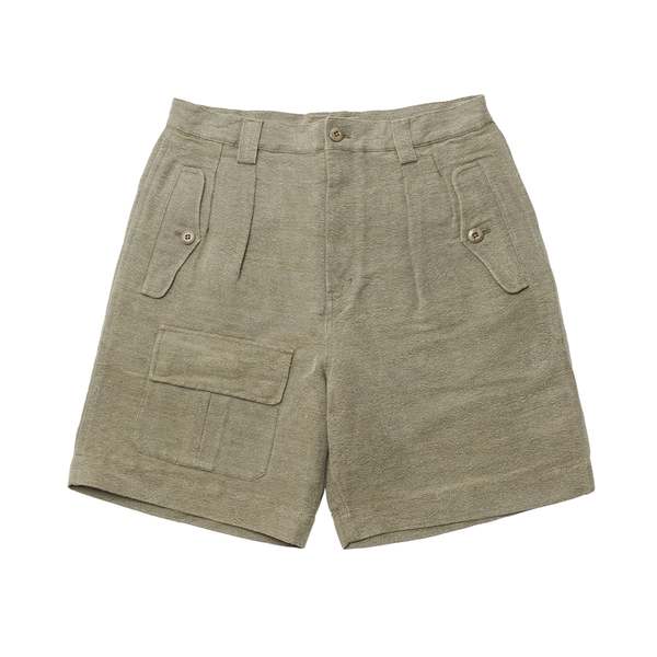 U.SAGE Heavy Linen Shorts - Grey