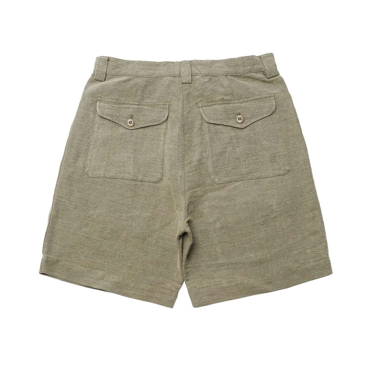 U.SAGE Heavy Linen Shorts - Grey - Image 2 of 6