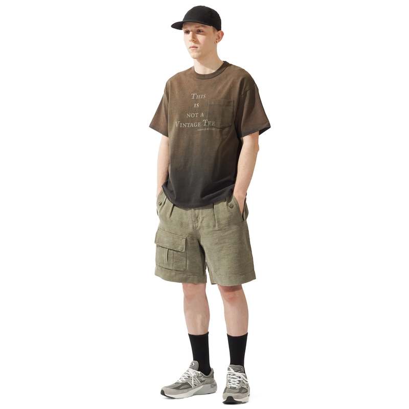 U.SAGE Heavy Linen Shorts - Grey