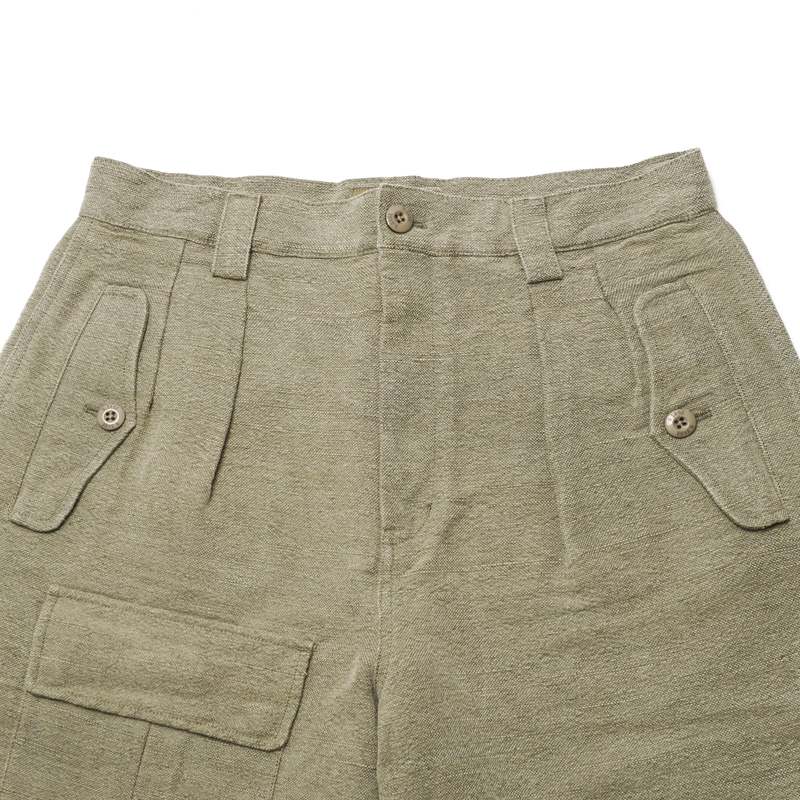 U.SAGE Heavy Linen Shorts - Grey