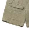 U.SAGE Heavy Linen Shorts - Grey - Thumbnail 6