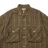 U.SAGE Linen Bd Work Shirt - Brown - Thumbnail 4