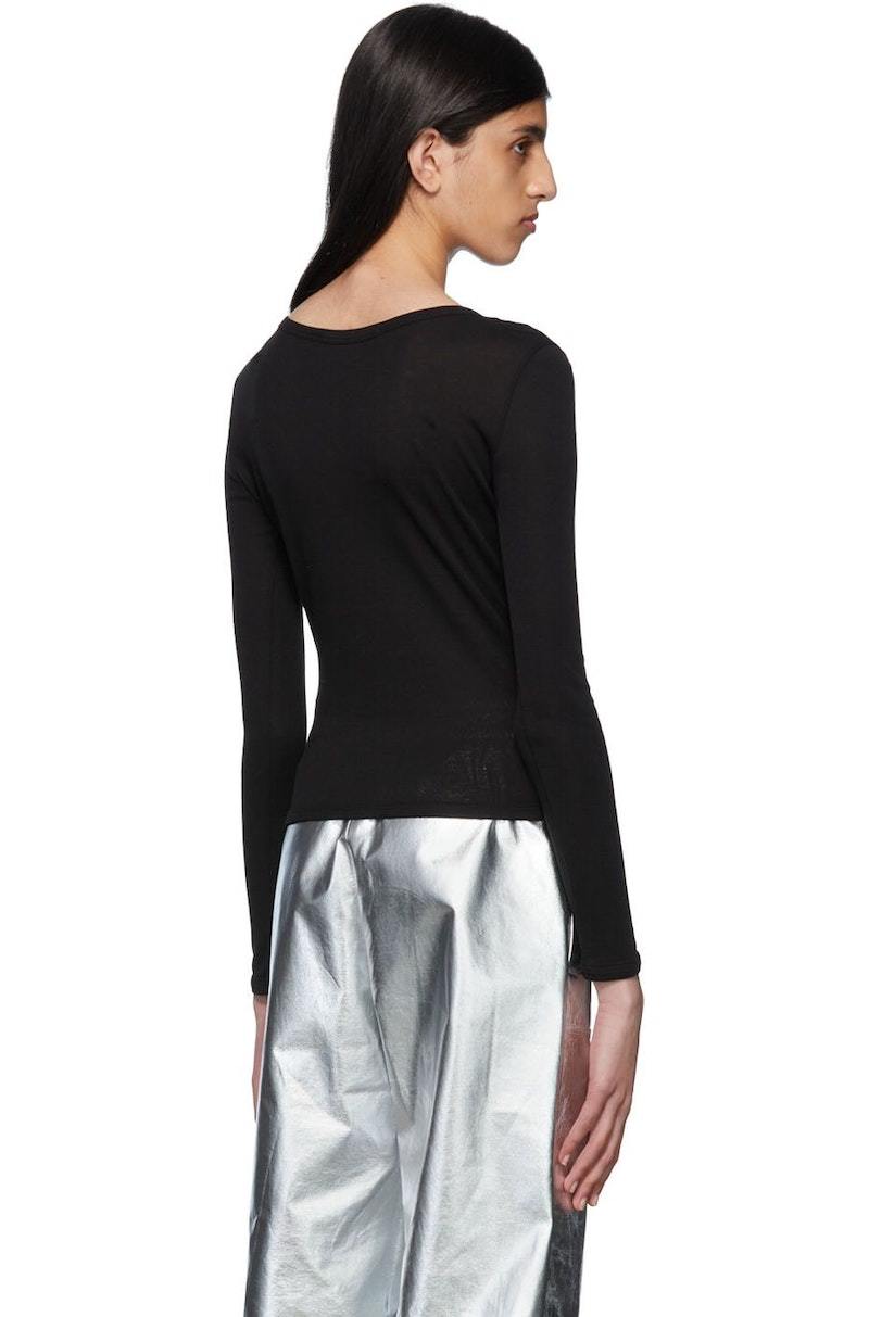Tシャツ・カットソー STELLA MCCARTNEY Women Tunic Tops 391576 6J01583SPY48 Black Stella McCartney Kids - Girls Black Cotton T-Shirt