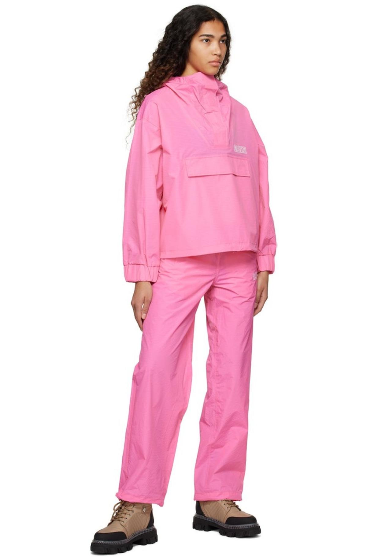 ★Ganni★ Drawstring Shorts Pants Sugar Plum T3383393 Sugar Plum Drawstring Shorts | GANNI