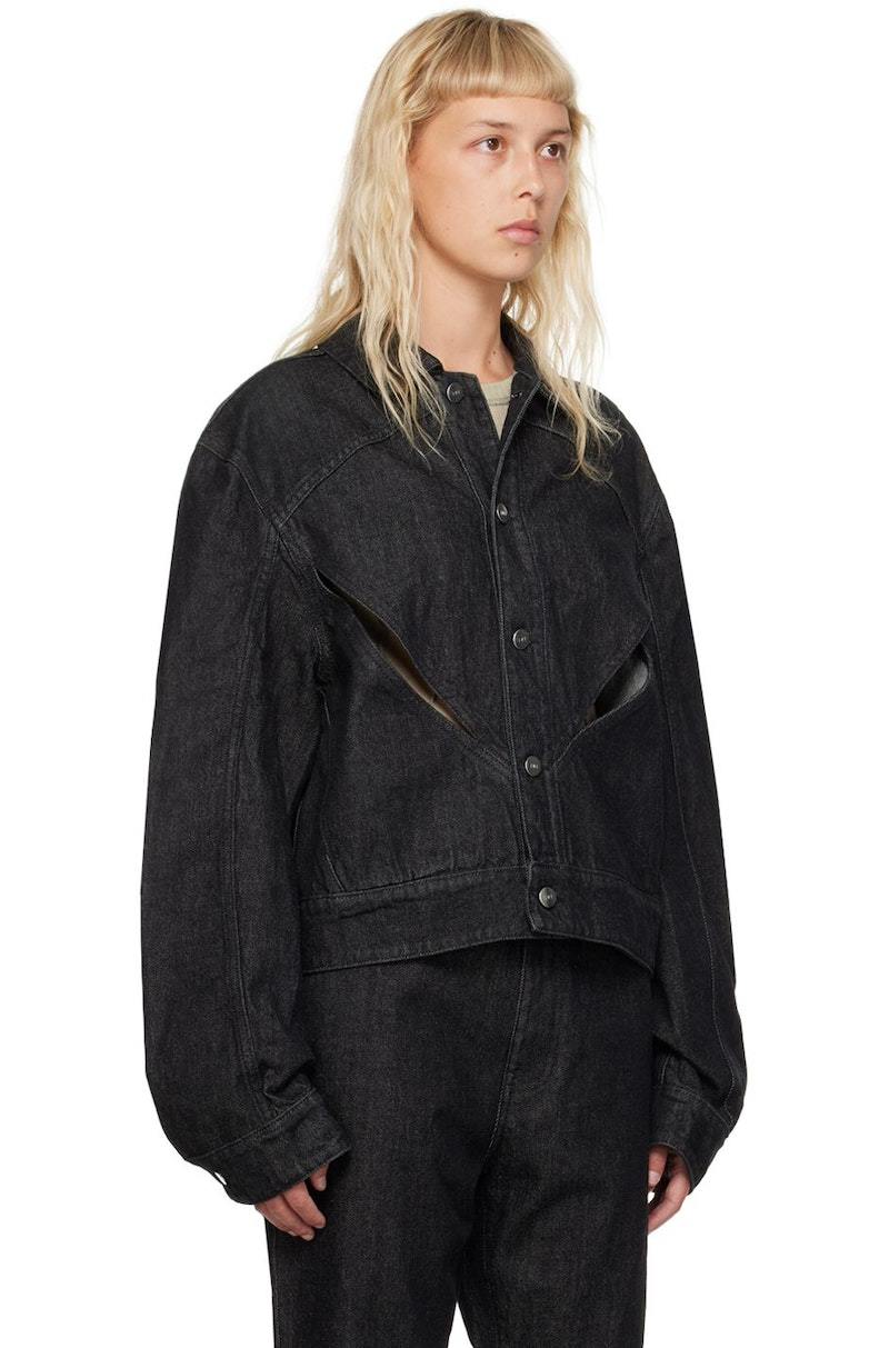 HELIOT EMIL Equisetum Denim Jacket - Black | Garmentory