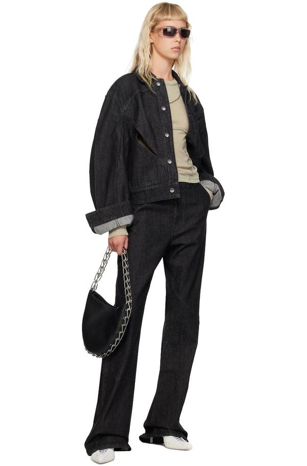 HELIOT EMIL Equisetum Denim Jacket - Black | Garmentory