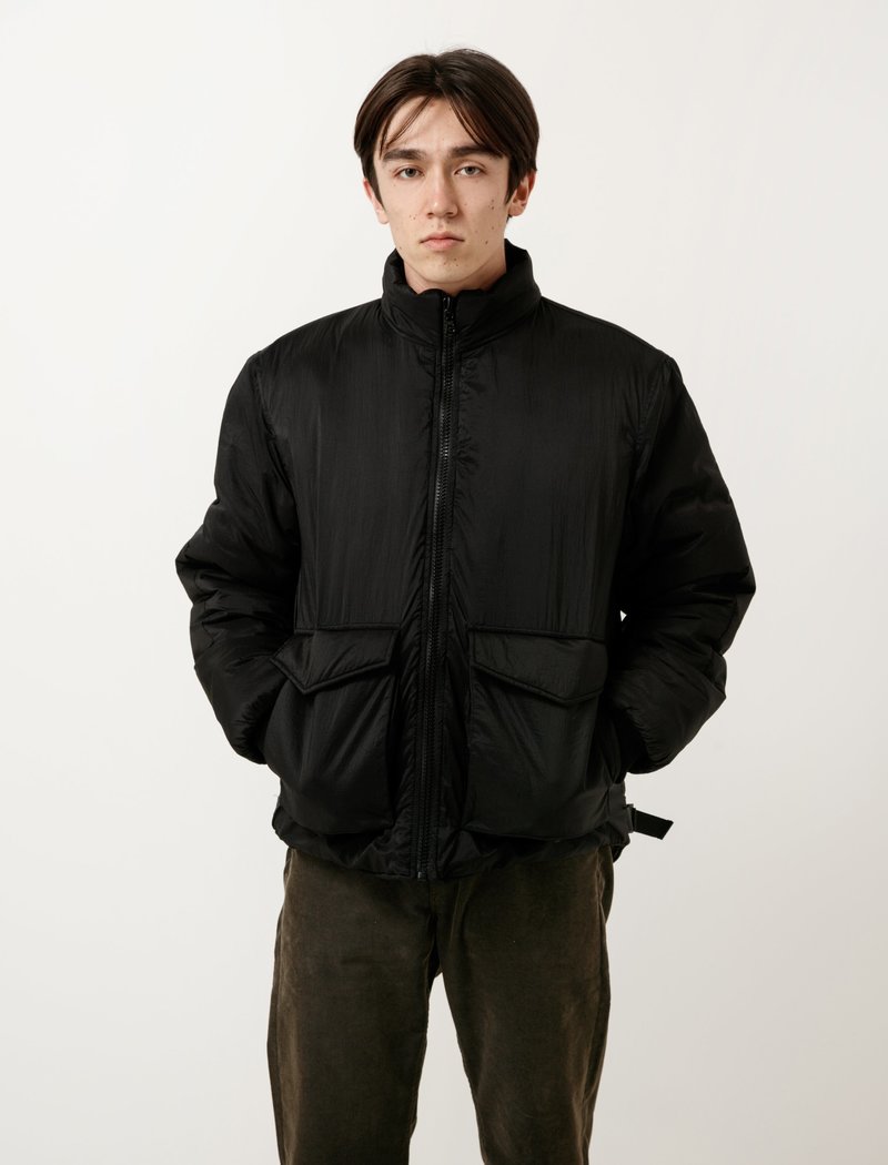 Our Legacy Puffed Funnel Jacket - Black Parachute | Garmentory