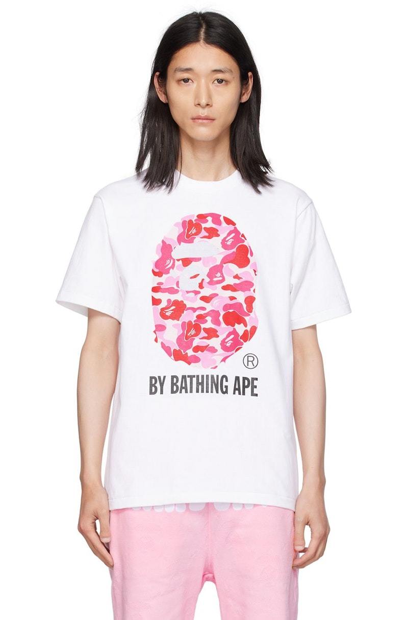 トップス Bape Abc Camo Body Con Mini Tee S Pink BAPE Pink ABC Camo Mini T-shirt A Bathing Ape