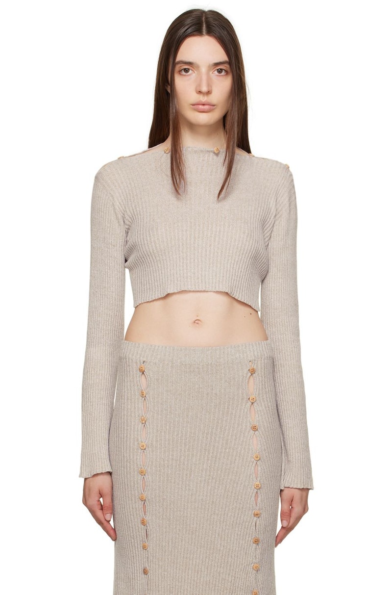 トップス Baserange Birgi Sweater Undyed S Baserange Birgi Sweater Undyed S
