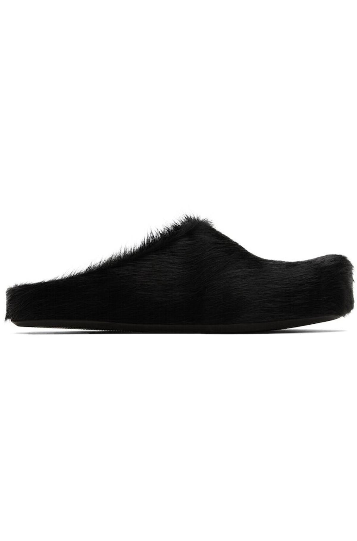 Marni Fussbett Sabot Loafers - Black | Garmentory display picture 1