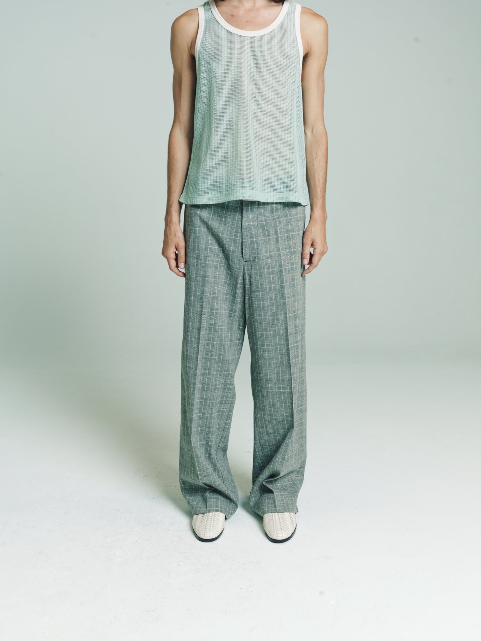 パンツ Second layer DISASTER TROUSERS 44 SECOND/LAYER Disaster Trouser - Glen Plaid | Garmentory