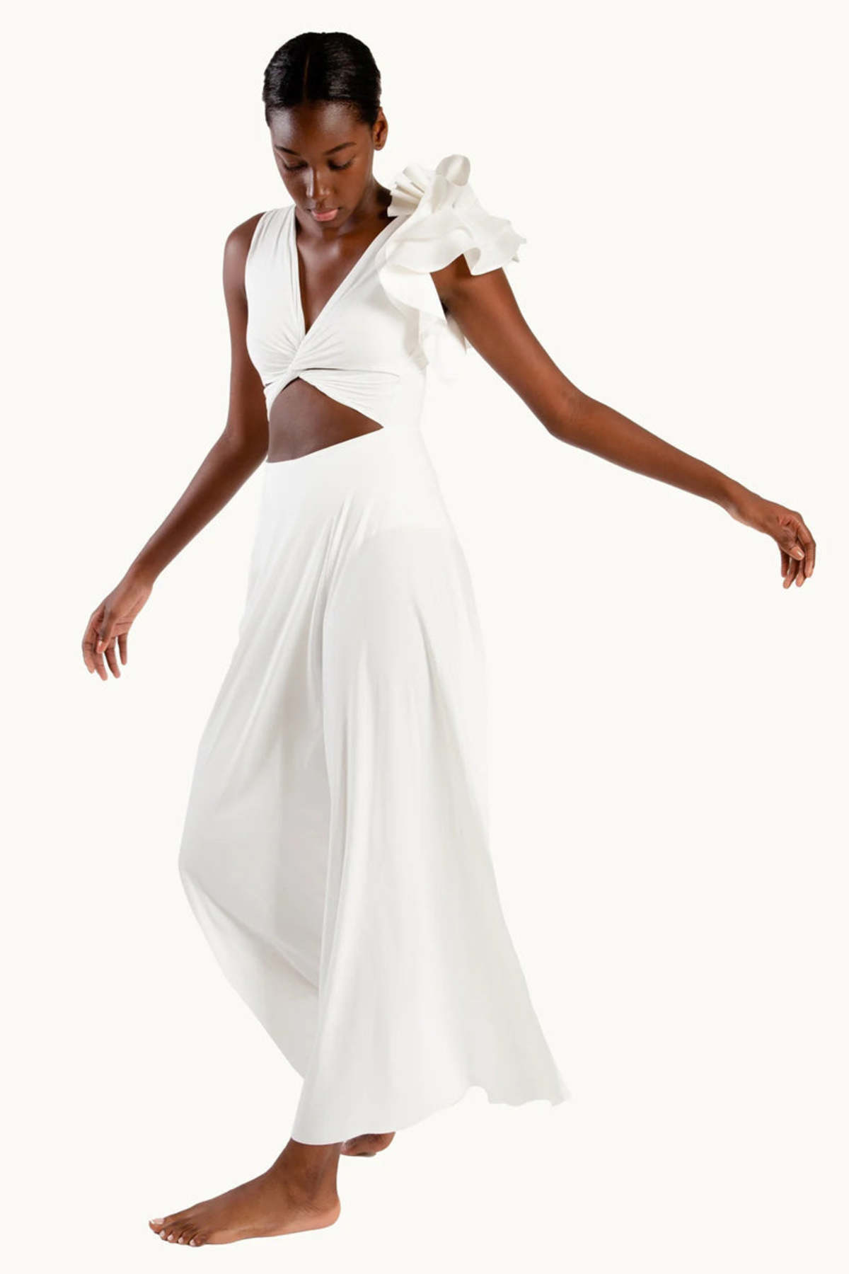 Maygel Coronel Román Dress White