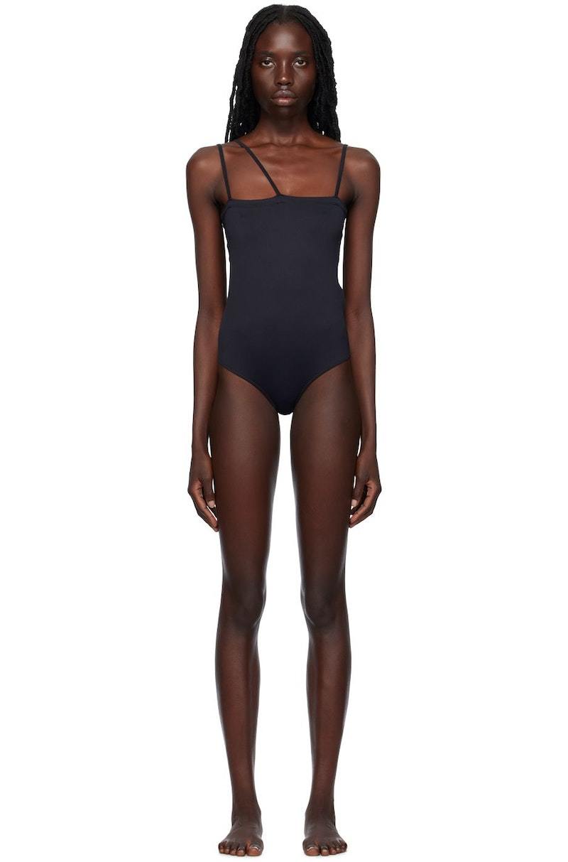 Baserange Nida One Piece Swimsuit - Black | Garmentory 