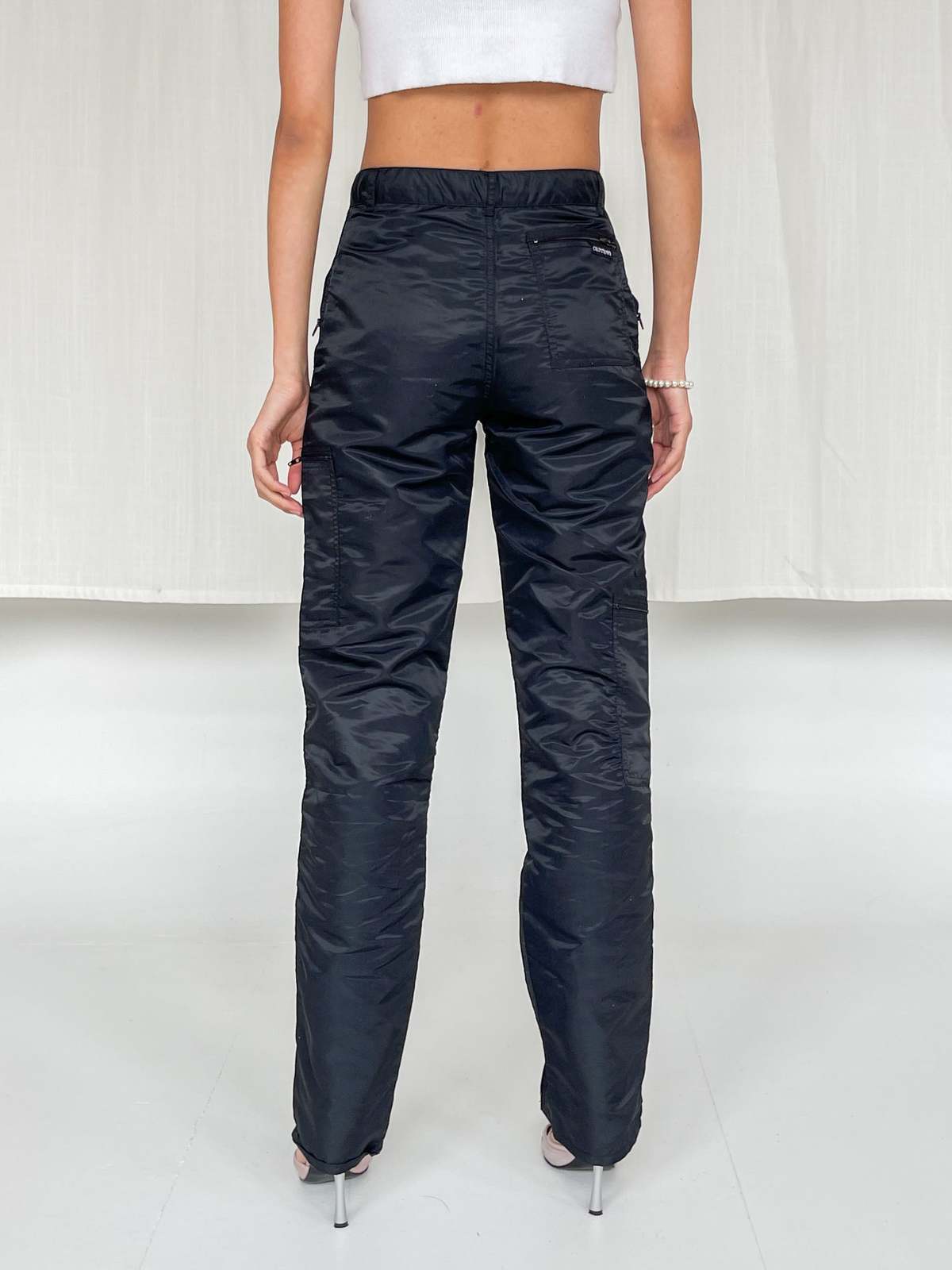 High Rise Zipper Pant - Black | Garmentory