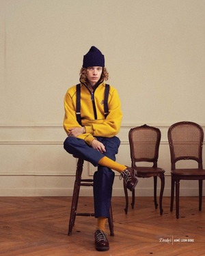 Aime Leon Dore x Drake's Casentino Wool Half Zip | Garmentory