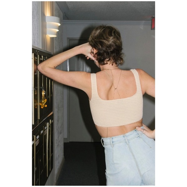 Maryam Nassir Zadeh Bibi Bustier