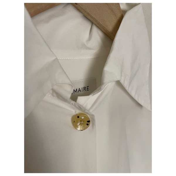 Lemaire Balloon Sleeve Cotton Poplin Shirt