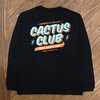 Cactus Club Ice Cream Long Sleeve T-Shirt - Black - Thumbnail 1
