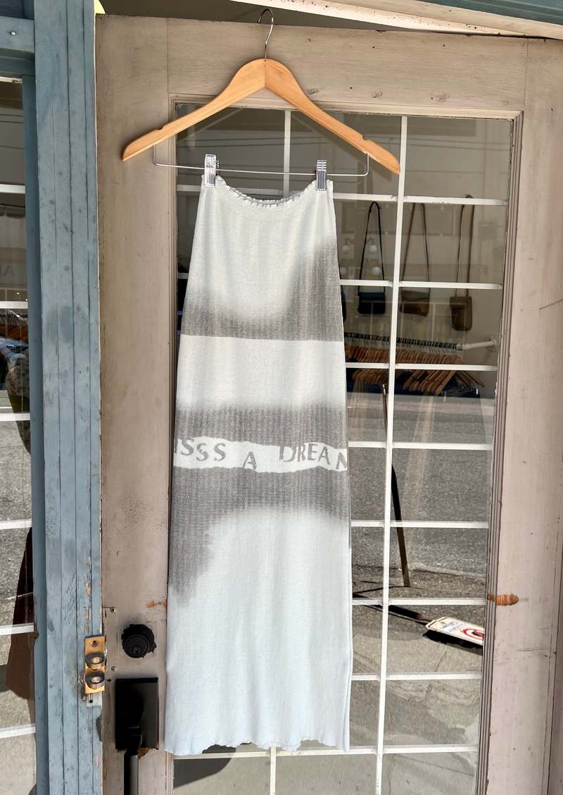 スカート [PALOMA WOOL]23SS RIBANDI (QJ0306-Light Grey) Paloma Wool Ribandi Skirt - Light Grey | Garmentory