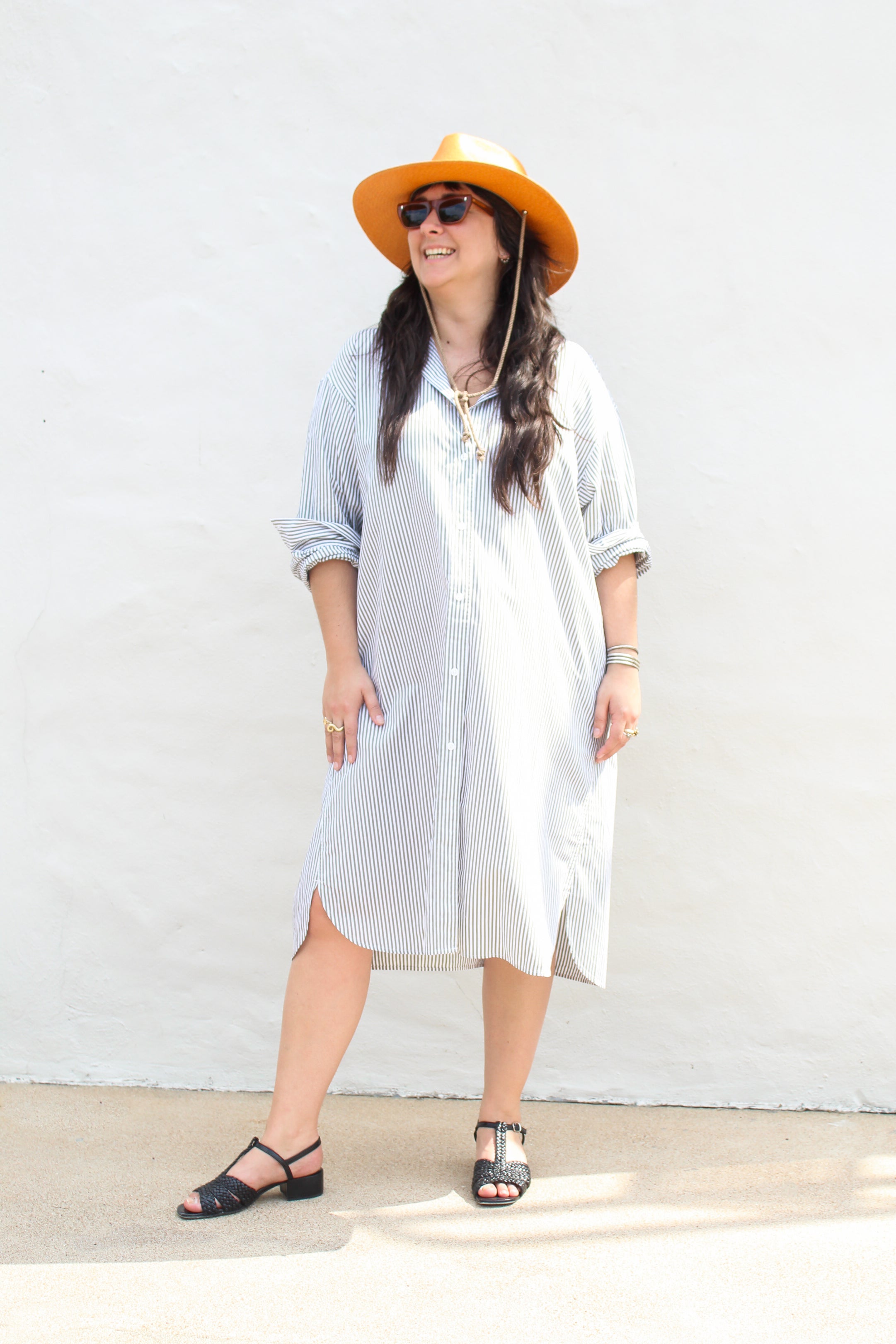 oversized shirt dress outfit How To Style A Shirt Dress - an indigo day
