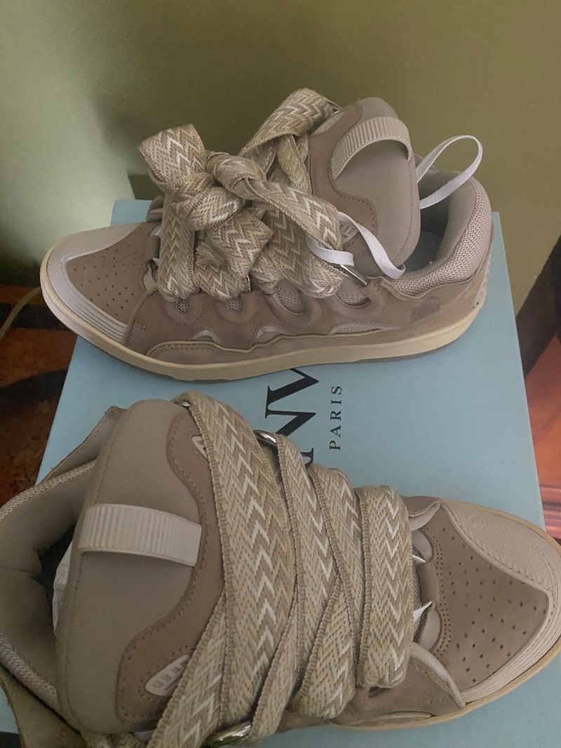 スニーカー LANVIN Curb Sneakers - Lanvin - Synthetic - Beige Curb Sneakers - Beige – Feature
