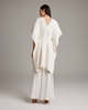 VOZ Textured Cotton Solid Kaftan - Thumbnail 4
