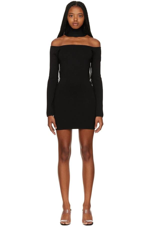 off the shoulder jersey mini dress Off-the-Shoulder La Femme Homecoming Dress main image 0
