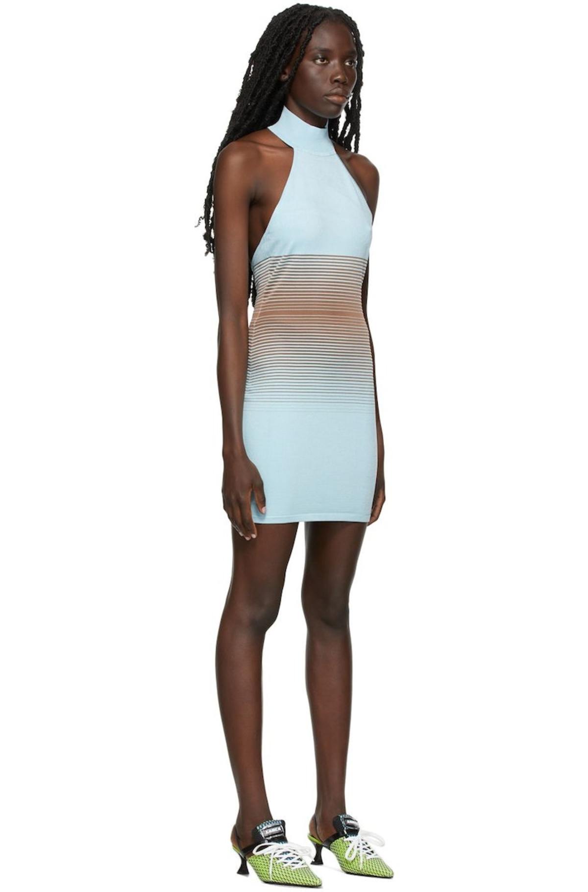GAUGE81 SSENSE Exclusive Acoua Degrad Dress - Baby Blue | Garmentory GAUGE81 SSENSE Exclusive Acoua Degrad Dress - Baby Blue | Garmentory