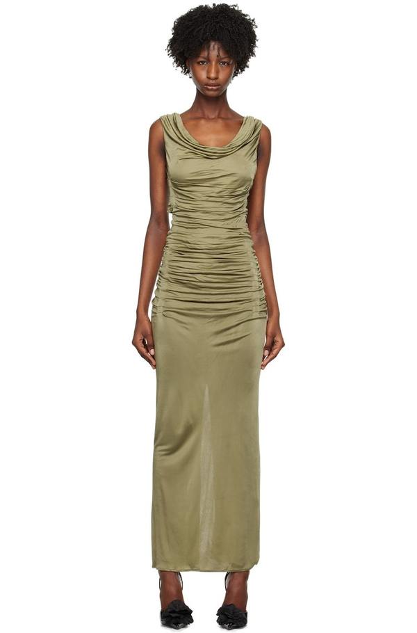GAUGE81 Ina Maxi Dress - Khaki | Garmentory