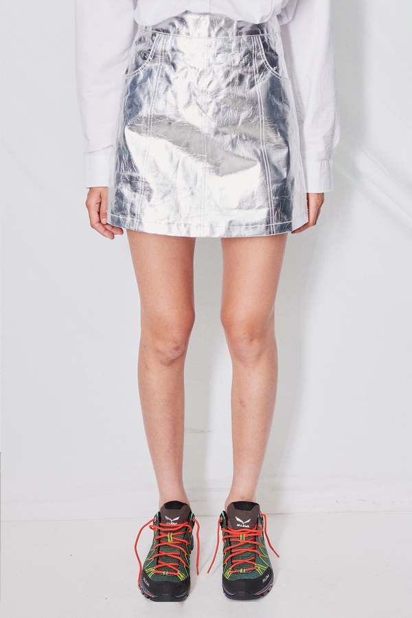 DEADWOOD Aluminum Lena Skirt - Silver