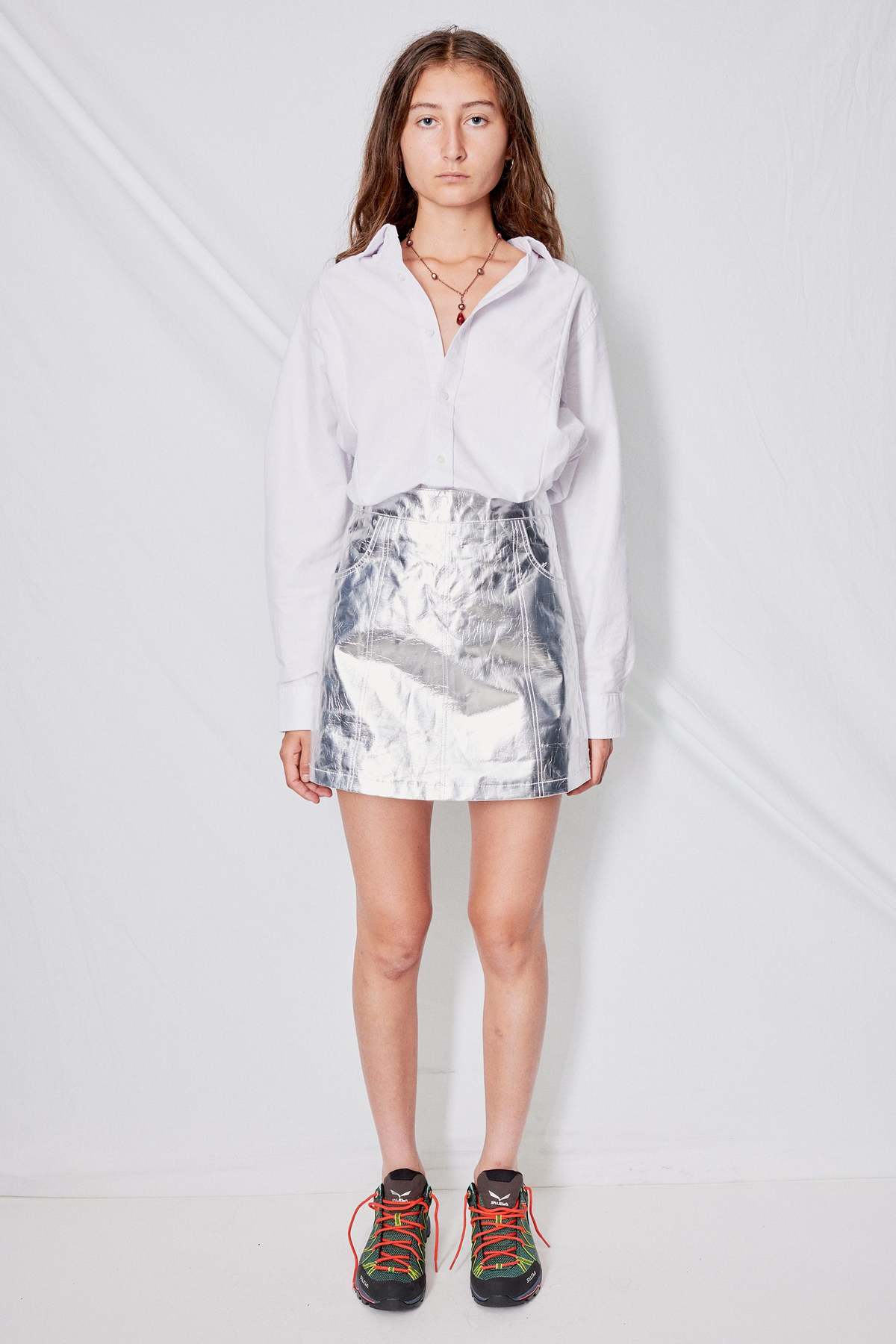 DEADWOOD Aluminum Lena Skirt - Silver - Image 2 of 8