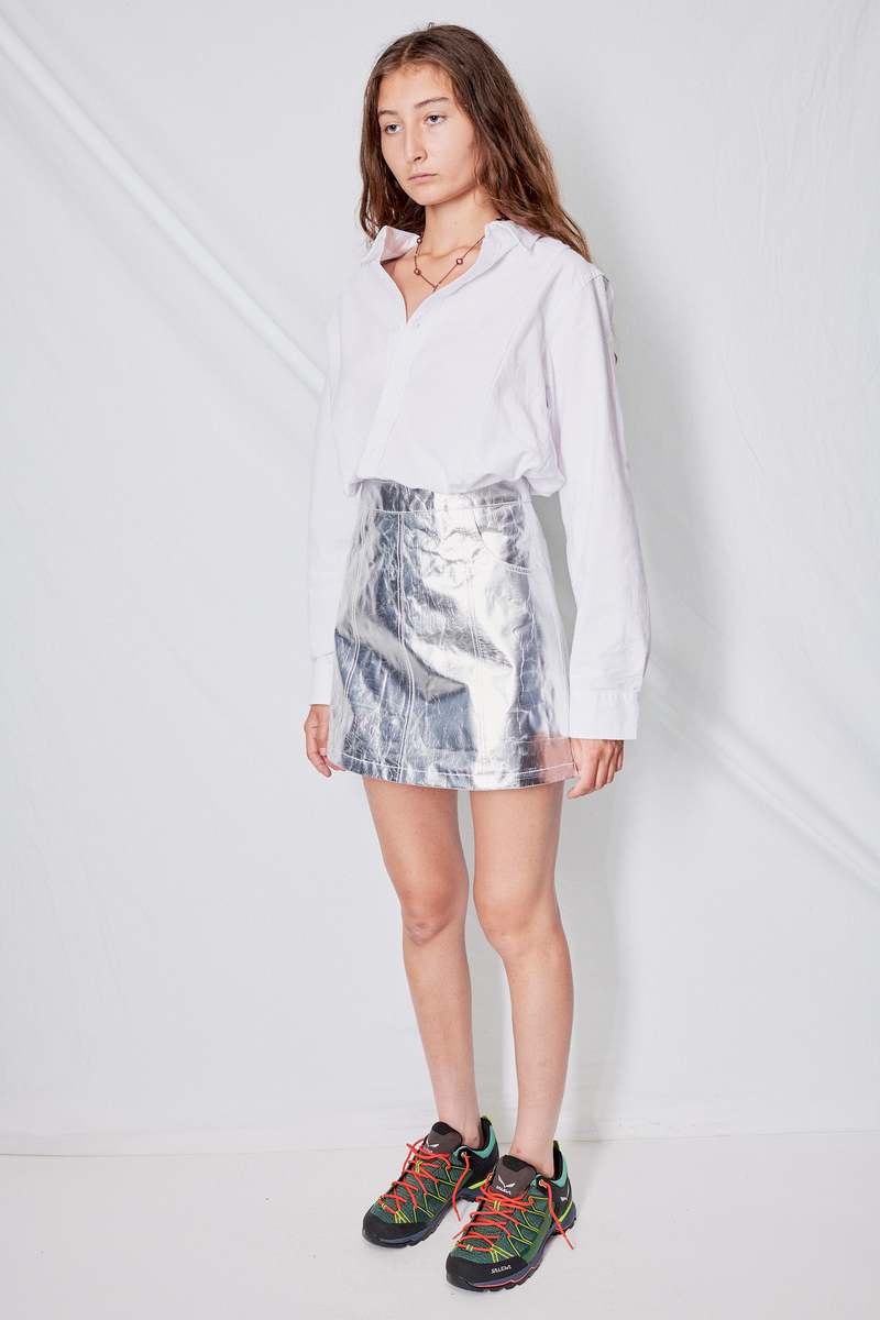 DEADWOOD Aluminum Lena Skirt - Silver