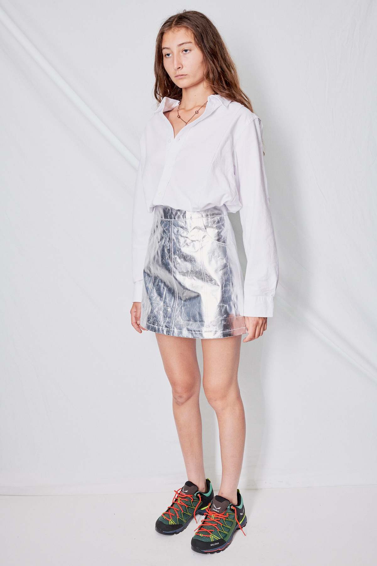 DEADWOOD Aluminum Lena Skirt - Silver - Image 3 of 8