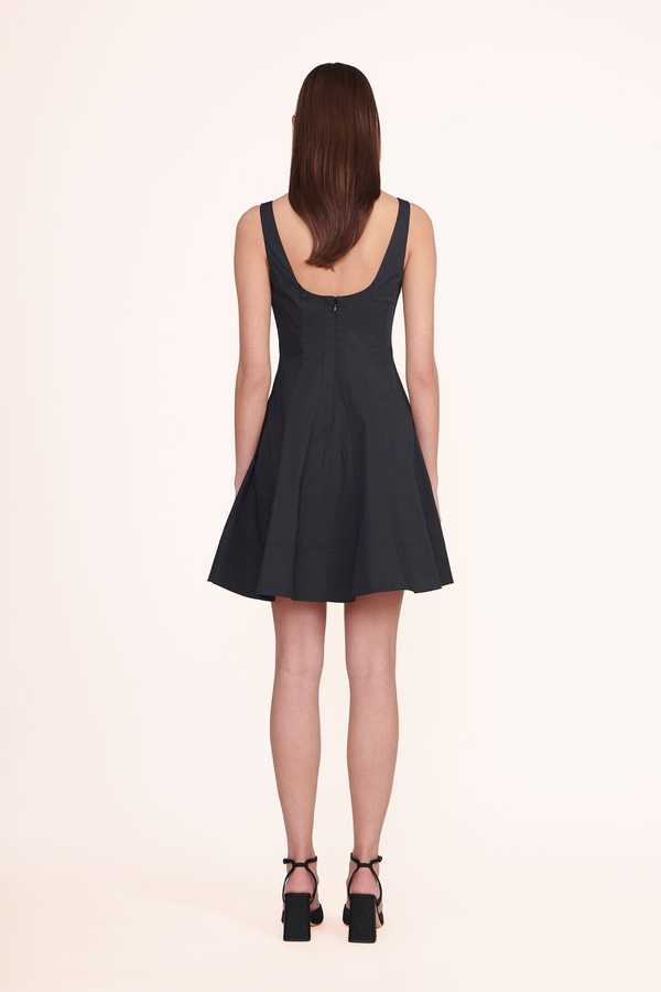 green emerald velvet dress STAUD Women's Wells Dress, Black, 2 at Amazon Women's Clothing store