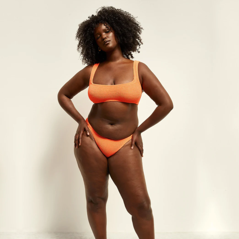 ビキニ Hunza G FW25 Bikini 'Xandra' (XANDRABIKINI ORANGE) Xandra Bikini | Orange – Valentines Austin