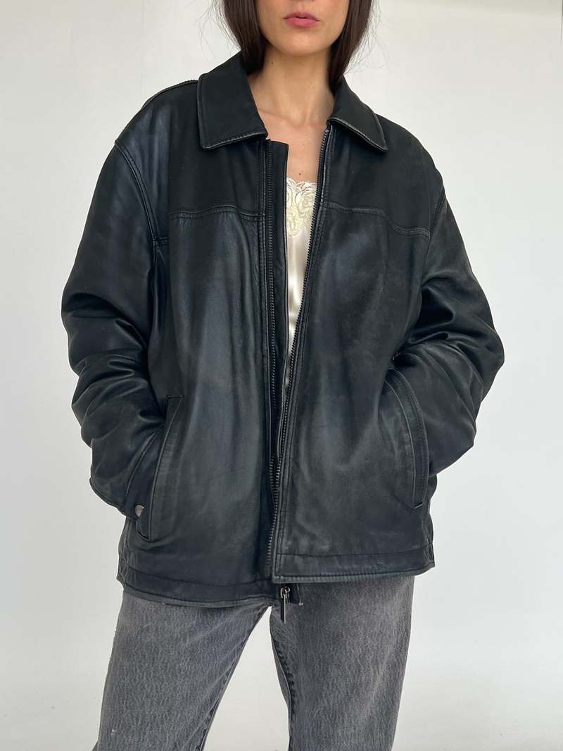 Vintage Patina-d Lambskin Coat | Garmentory