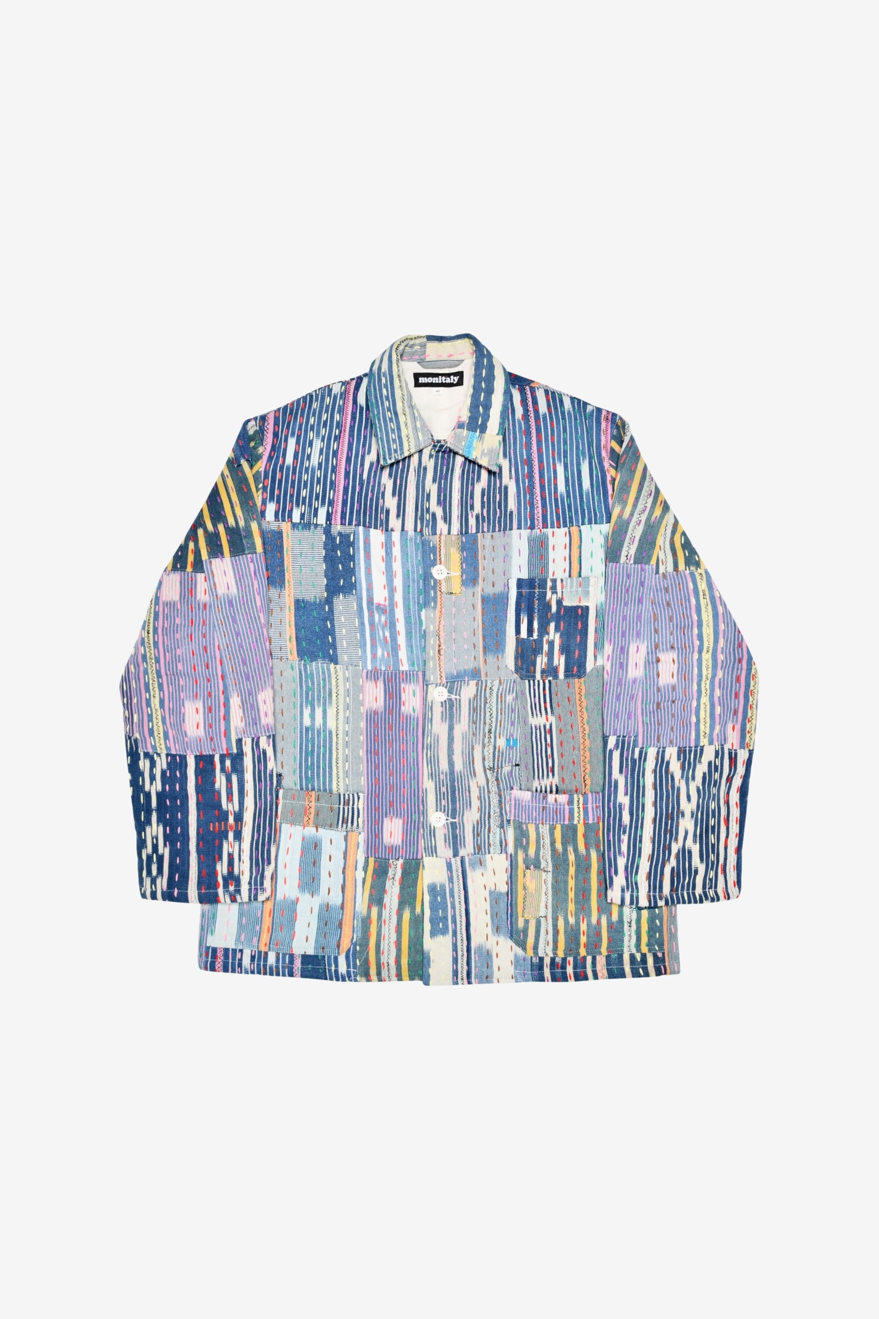 Monitaly Italian Jail Jacket - African Kantha | Garmentory