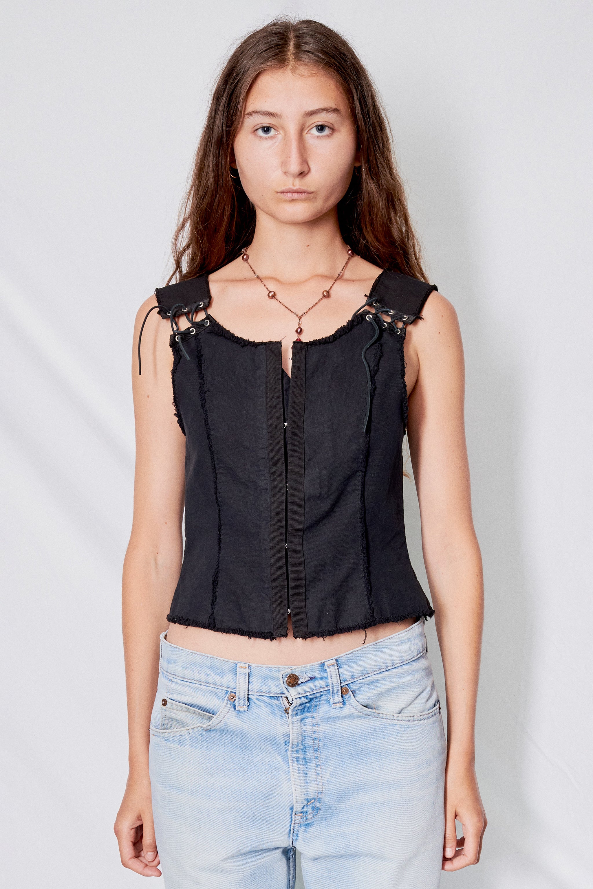 Our Legacy Sincere Canvas Tough Vest - Black | Garmentory