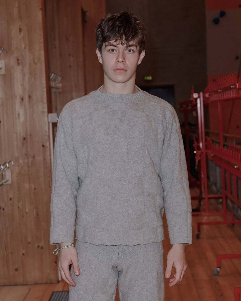 Baserange Konak Sweater - Grey Melange | Garmentory 