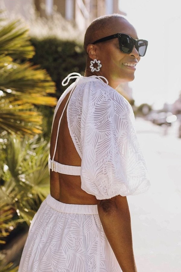 baby doll dress for women Genevieve Tulle Babydoll Dress • Shop American Threads Women's Trendy Online Boutique White / S / No Returns/Exchanges