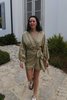 Significant Other Kenna Dress - Olive - Thumbnail 5