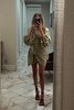 Significant Other Kenna Dress - Olive - Thumbnail 6