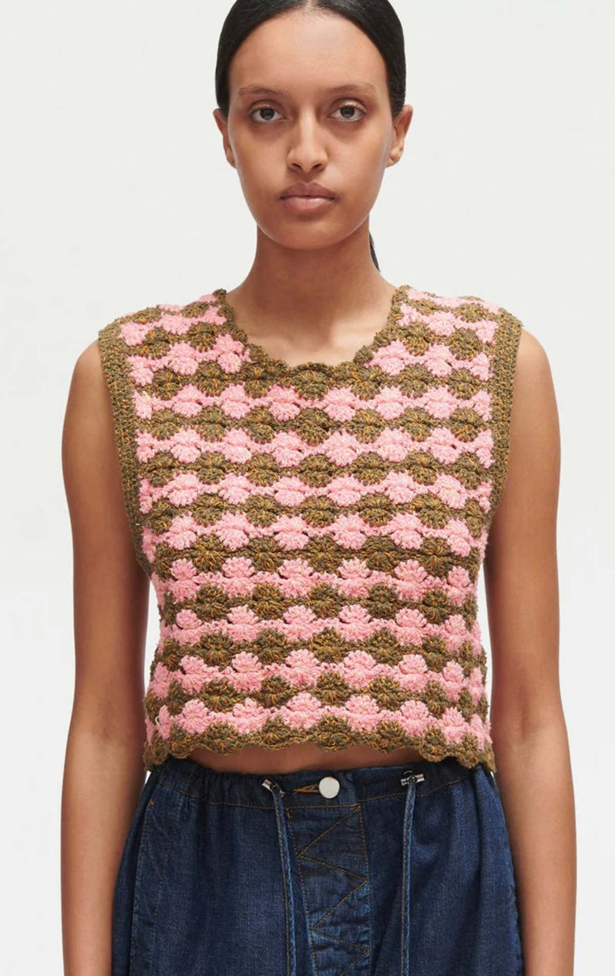 rachel comey crochet top